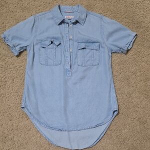 Merona Sky Blue Button-Up Shirt